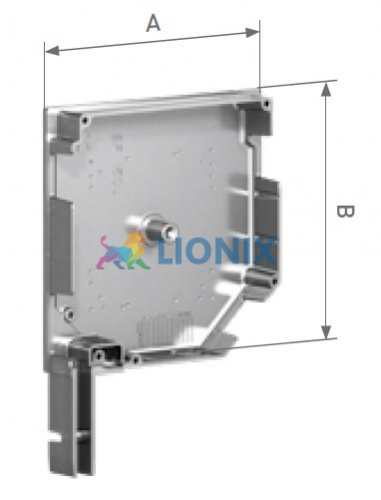 ALUTECH SF45/137u: Крышка боковая роллетная SF45/137u (цв. 223  - Слоновая кость). 45 - градусная. фото