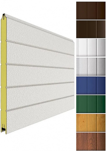 Панель 500 мм TECSEDO стукко - цвет коричневый фото